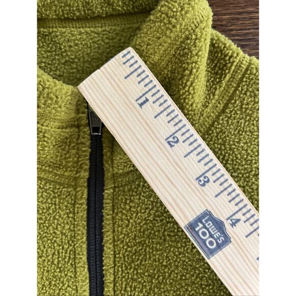 REI Fleece Vest Womens Size M Olive Green Zip Outdoors Hiking - Picture 7 of 11